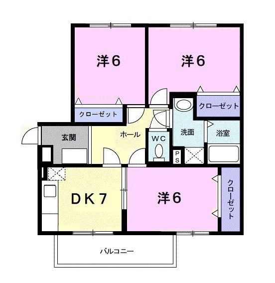 ニューエルディムみゆきＡの間取り