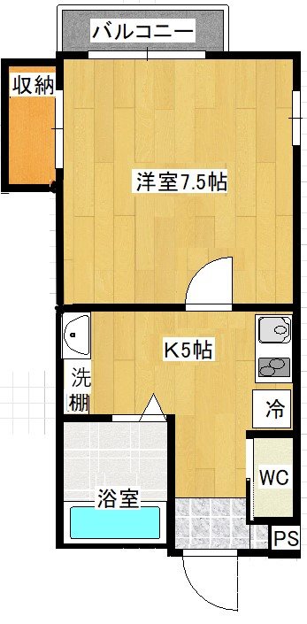 プチメゾン小野Eの間取り