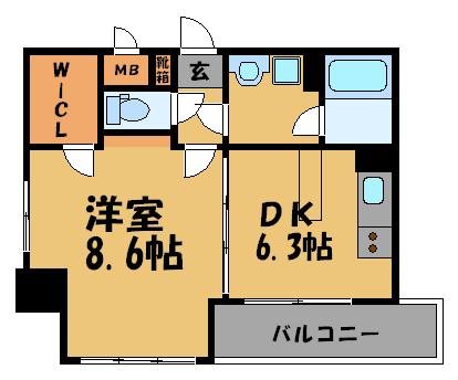 メルクリオけやき通りの間取り