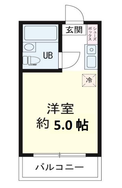 品川区小山のマンションの間取り