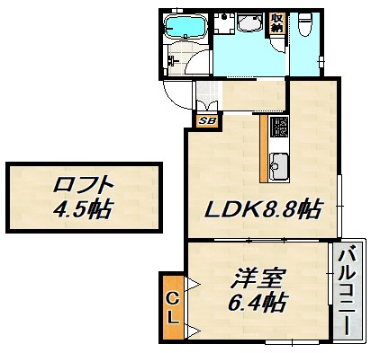 セイントエスペランサ月見山の間取り