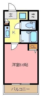 さいたま市中央区大字下落合のマンションの間取り