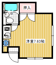 コーポイズミの間取り