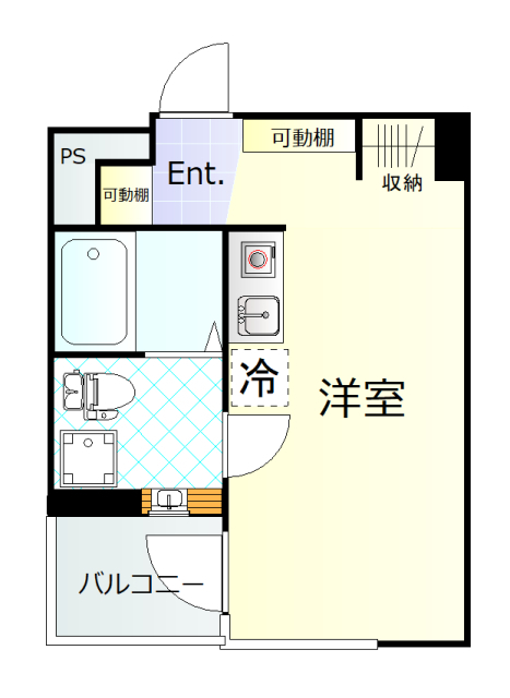 共和ホームズ延寿御茶ノ水の間取り