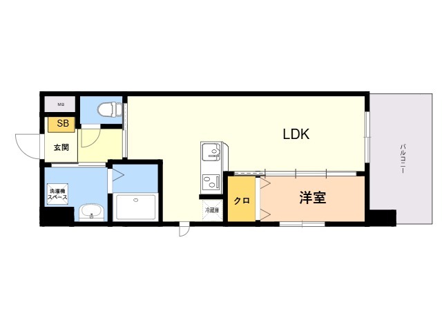 ＬＩＦＥＦＩＥＬＤ国際空港前の間取り