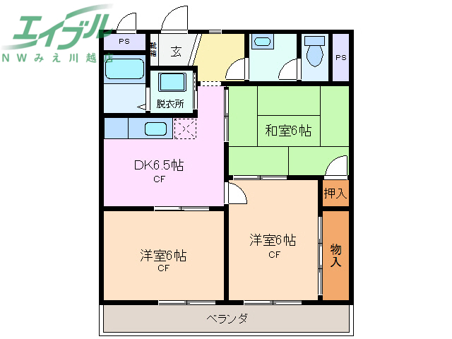 リンピアアサケの間取り