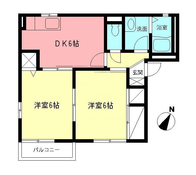 湘南サンモールDの間取り