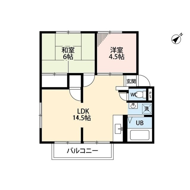 ハイツアーバンヒルの間取り