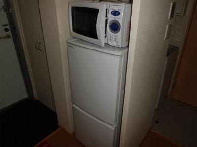 その他　冷蔵庫と電子レンジ。
