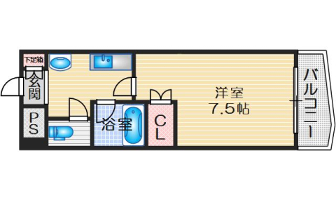 エスポワール城西の間取り