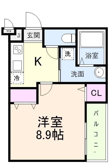 フジパレス西宮西福町II番館の間取り