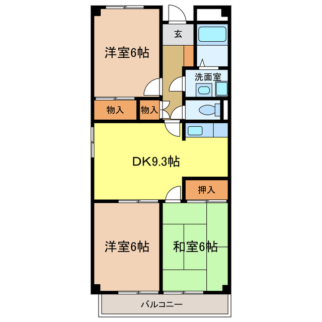 メゾン貴望ヶ丘の間取り