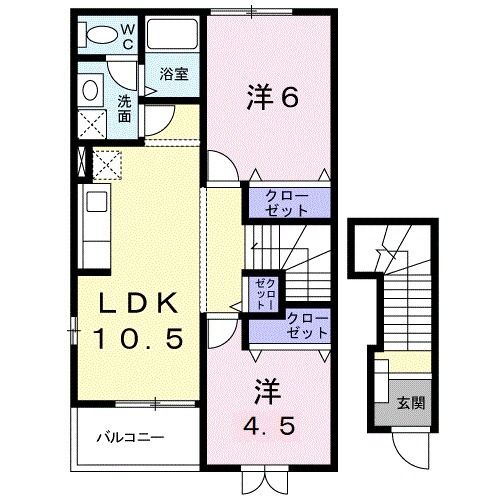 フ－ス川村の間取り