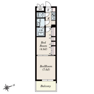 S-RESIDENCE神沢affordの間取り