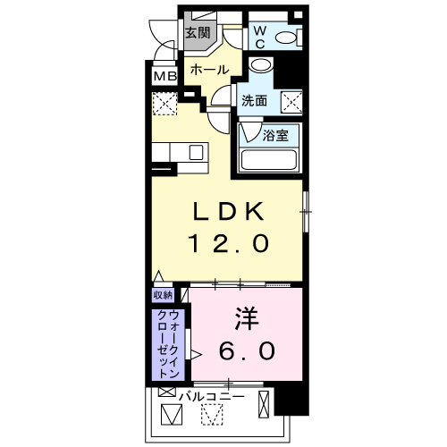 グラース滝井の間取り