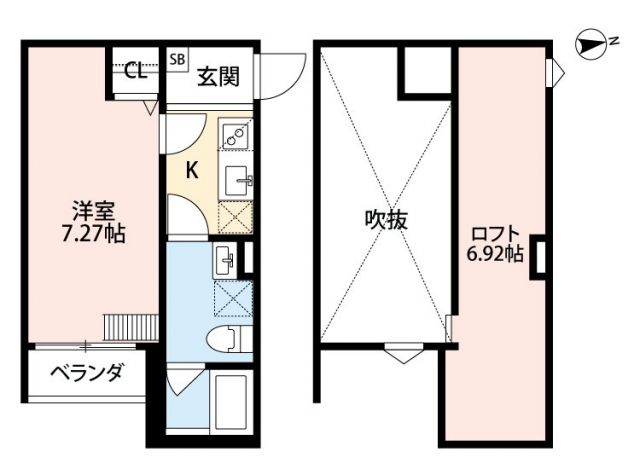 東大阪市寿町のアパートの間取り