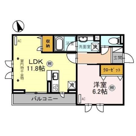 ＴＯＲＩＳＩＡＳ　今泉３丁目の間取り