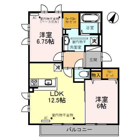 ｍｊｕｋ（ミューク）の間取り