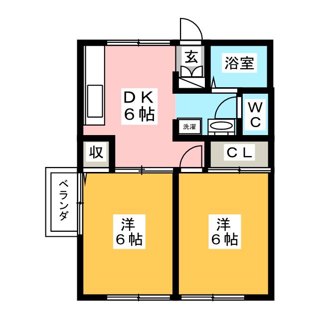 サンライズ東松山の間取り