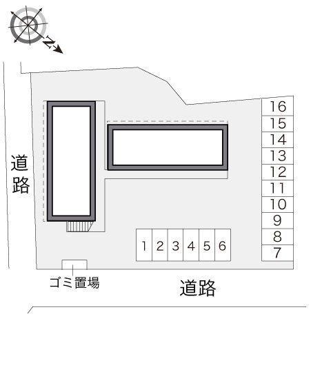 【八王子市西寺方町のアパートのその他共有部分】