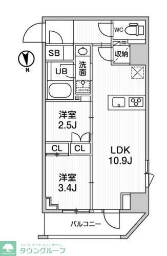 nido SHIN-OKACHIMACHIの間取り