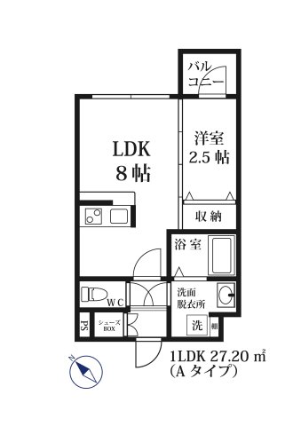 MODERN PALAZZO山王Growの間取り