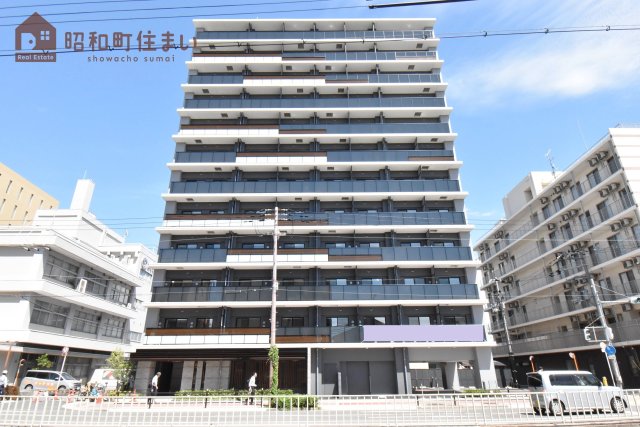 【大阪市阿倍野区昭和町のマンションの建物外観】