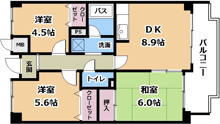 パークコート大津の間取り