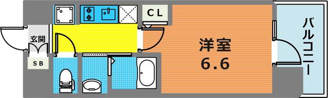 【エステムコート神戸ステーションウィズの間取り】