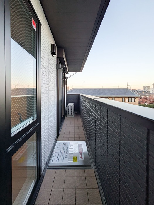 バルコニー　南向きです。