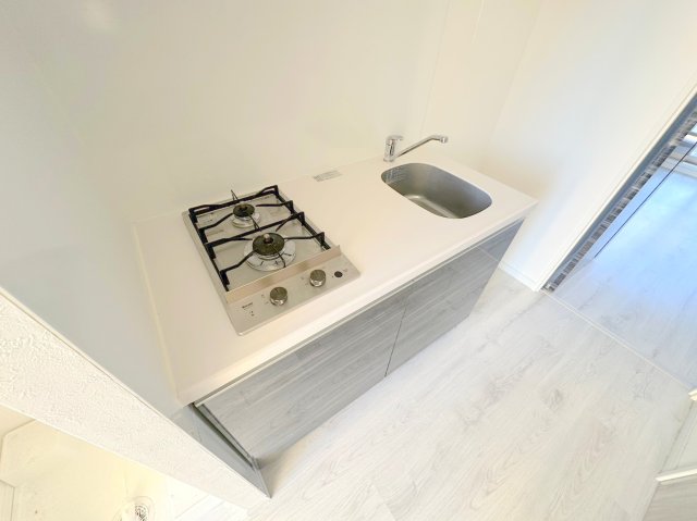 キッチン　システムキッチン：2口コンログリル