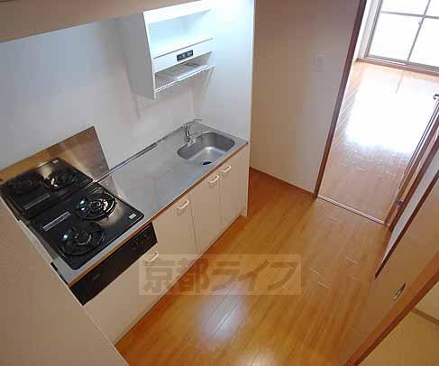 キッチン　２口コンロ付システムキッチン