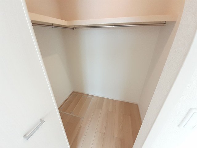 収納　たっぷりとした収納スペースです