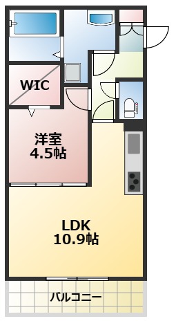 D-room出水の間取り写真
