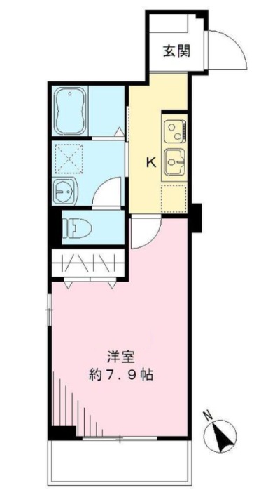 東急目黒線 武蔵小山駅 徒歩6分 3階建 築17年の間取り写真