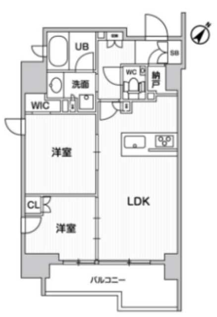 ディームス大井町の間取り写真