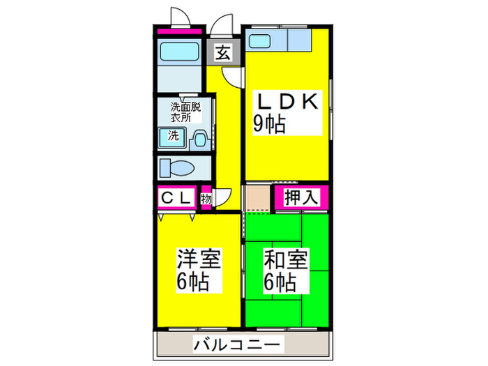 ユートミマンションの間取り写真