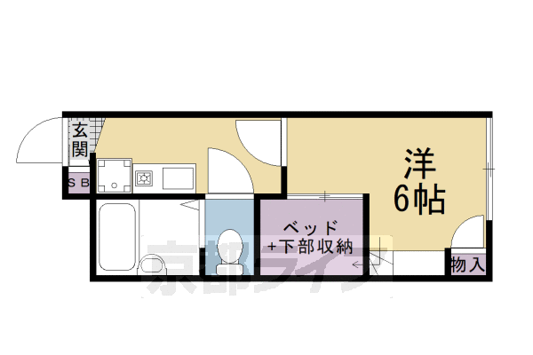 プレジール春日の間取り写真