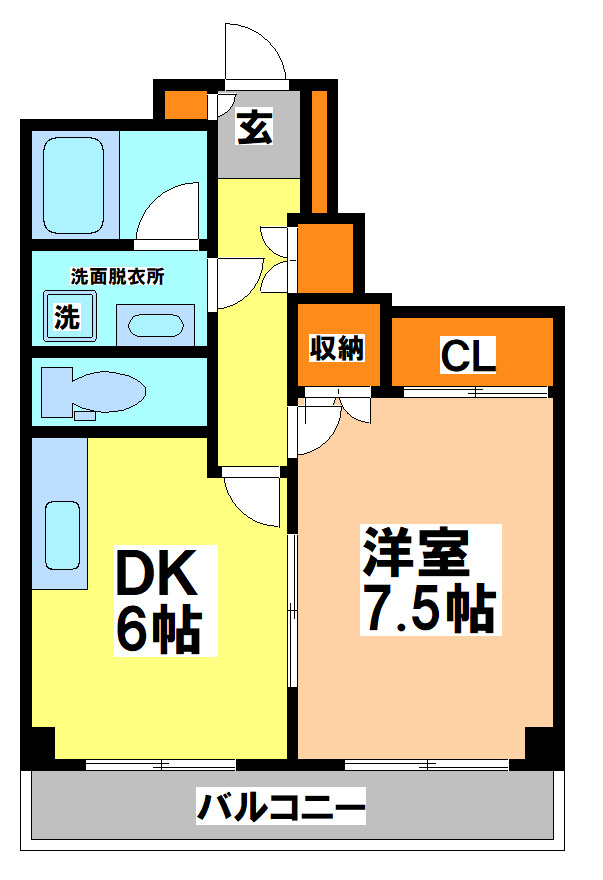 ＪＲ中央線 武蔵境駅 徒歩10分 4階建 築31年の間取り写真