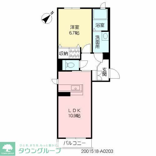 ベレオ友泉亭の間取り写真
