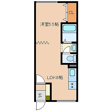 オリス寿の間取り