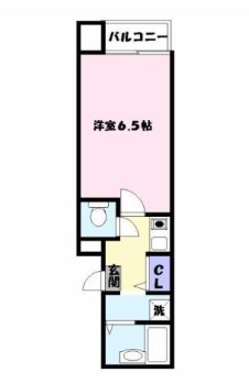 姫路市小姓町のマンションの間取り