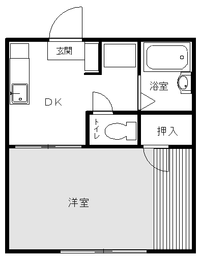 パシフィックハイツIIの間取り