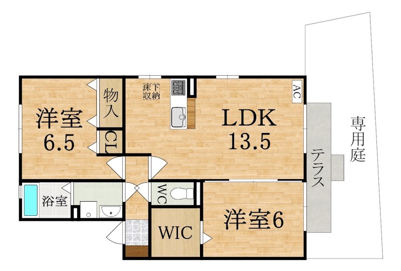 コート宮ノ下の間取り