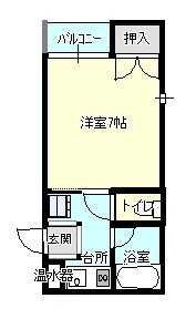 アーバンステージ大山館の間取り