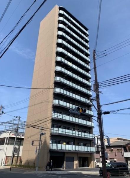 大阪市鶴見区諸口のマンションの建物外観