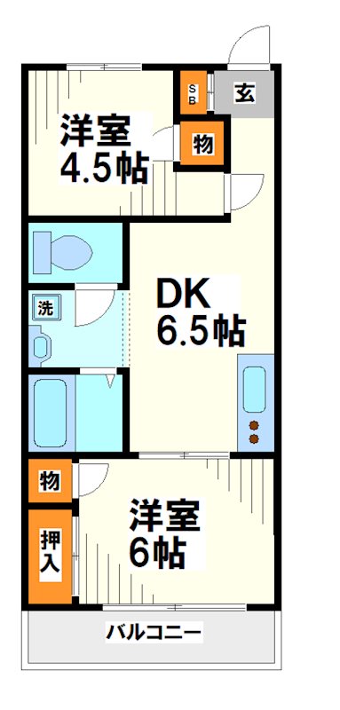 ハイム白糸の間取り