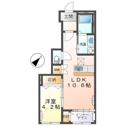 小山市城西新築アパートの間取り