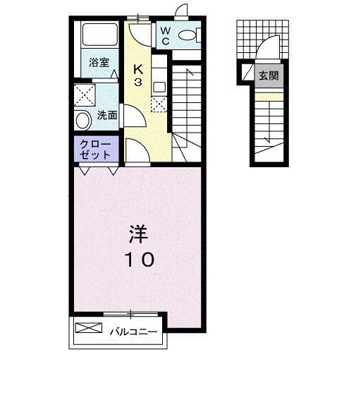 プラシードの間取り