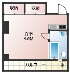 シャイン元住吉の間取り